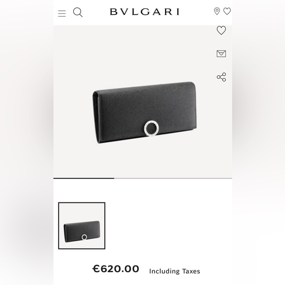 BVLGARI Long Leather Wallet Full Inclusion - Picture 15 of 15